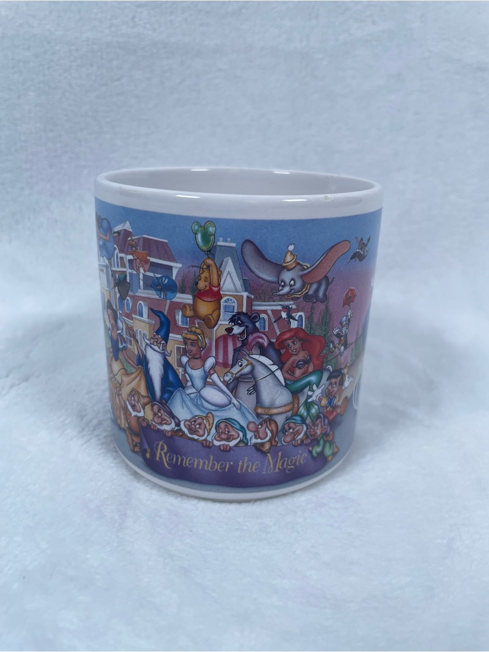 Walt Disney World 25th Anniversary 1996 REMEMBER THE MAGIC Coffee Mug Cup Mickey